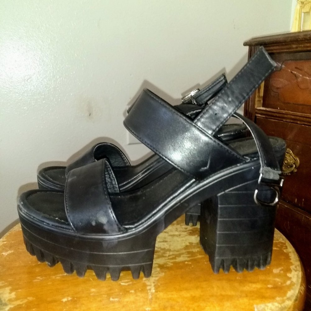 Shein platform sandal heels